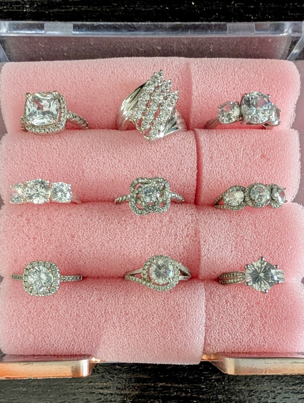 Lot Of Silver Rings
